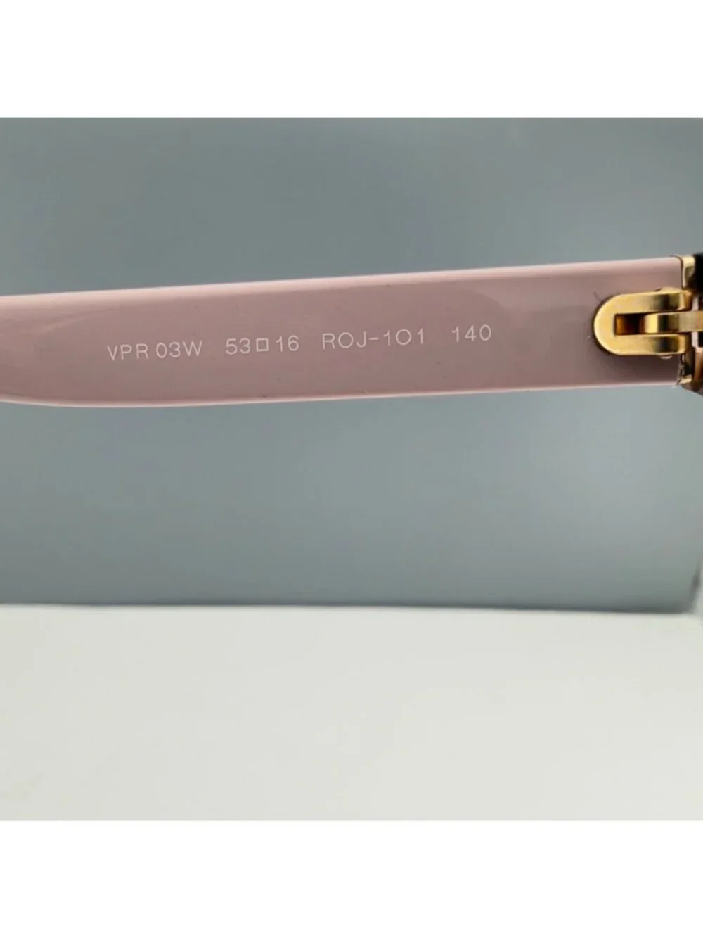 Prada Eyeglasses Frames Only VPR 05W ROJ-1O1 Pink Marble Brown 53-19